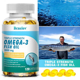 Omega-3 Fish Oil 3600mg – Heart & Brain Support, Non-GMO